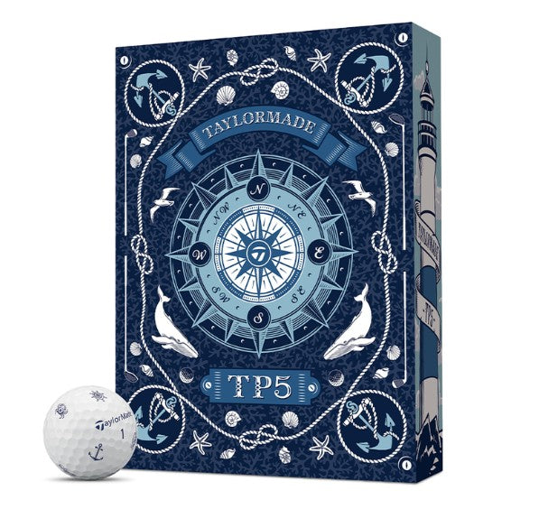TaylorMade TP5 Pix Sailor's Point Limited Edition golf balls